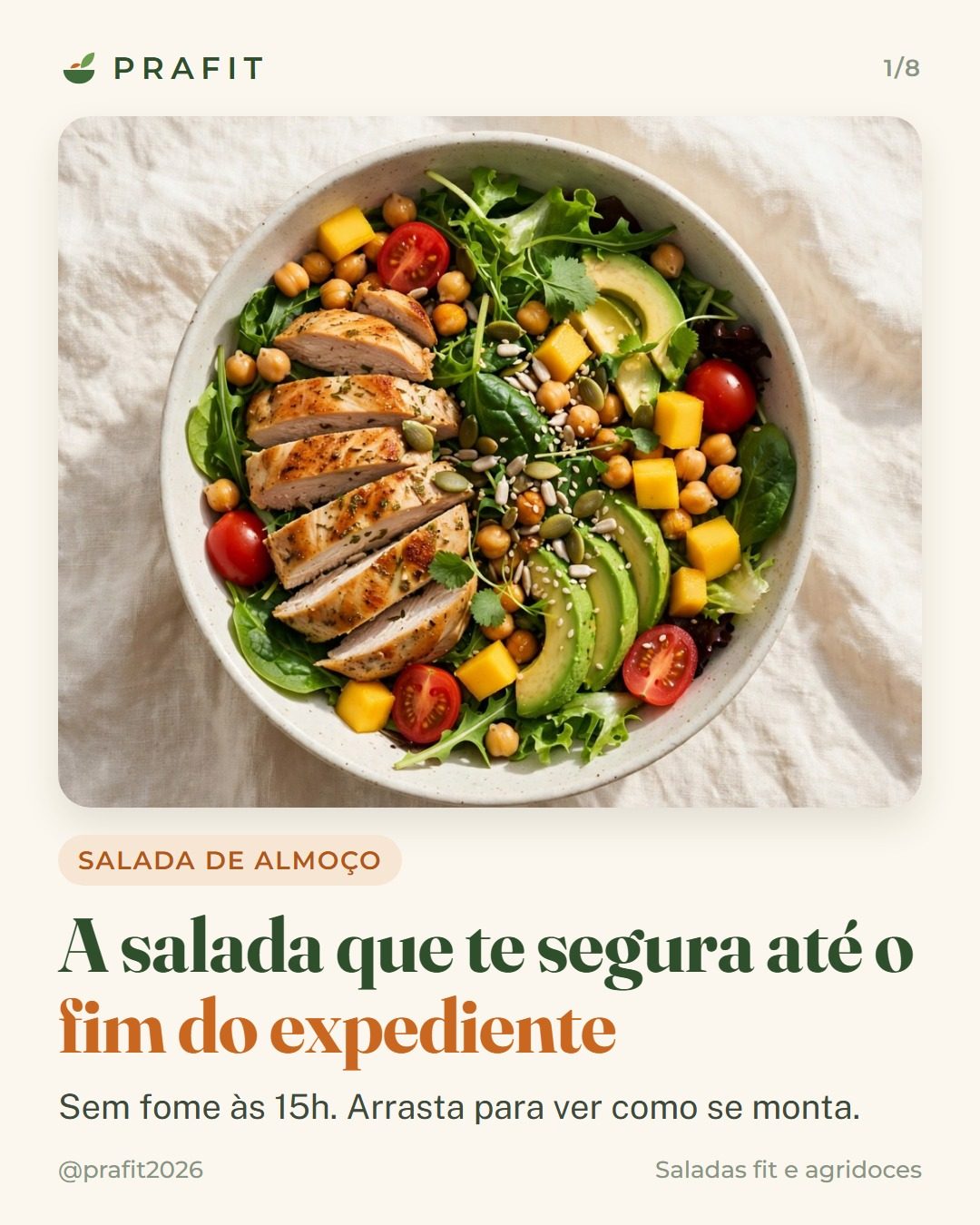 Capa: a salada que te segura até o fim do expediente