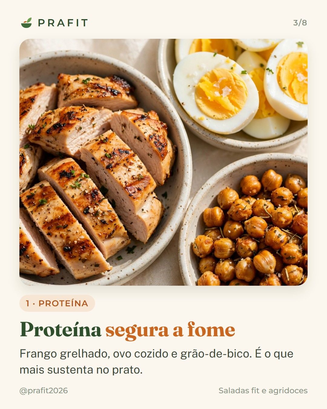 Proteína segura a fome